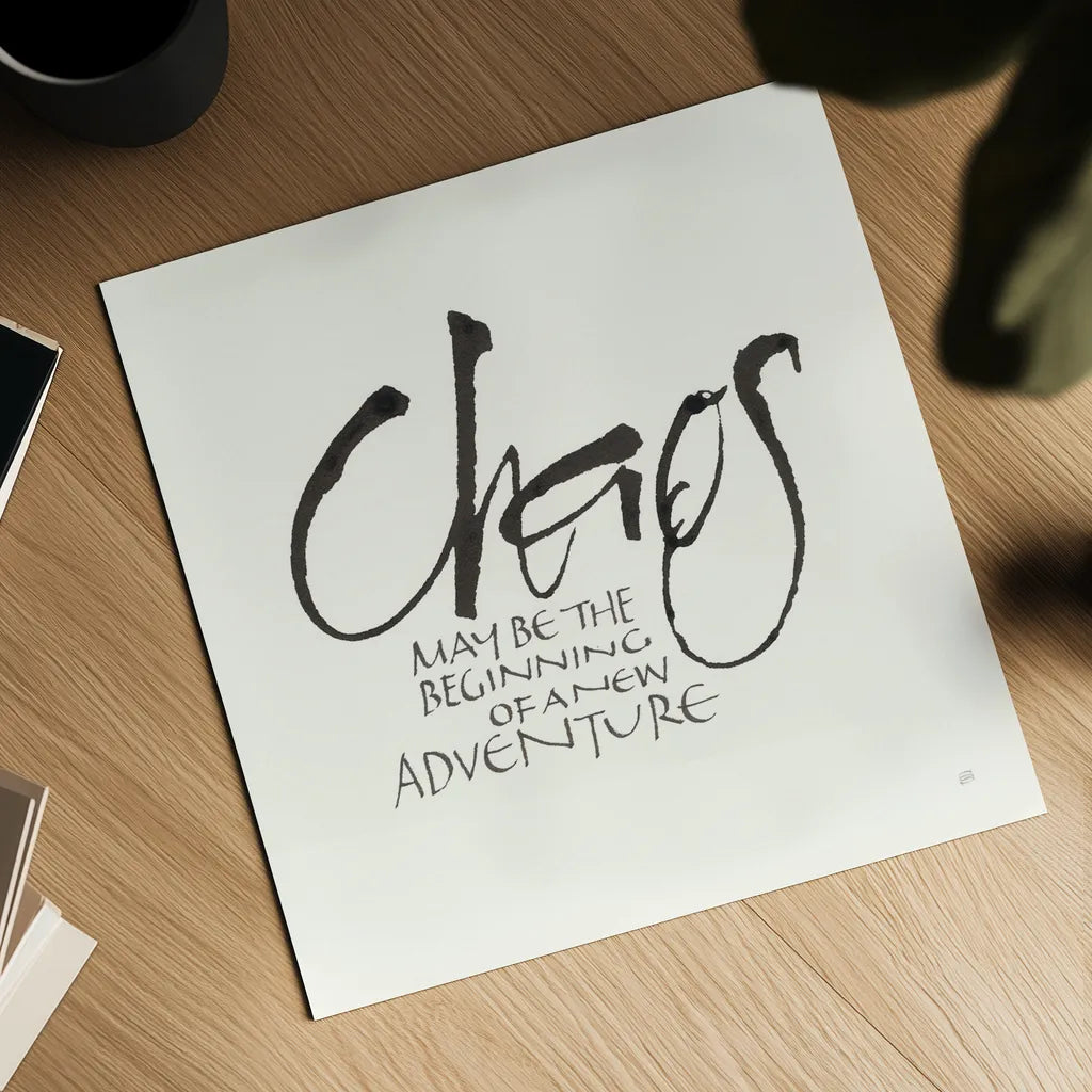 Daily Saying II by Chris Paschke. Shown as a detailed flat fine art print, highlighting archival giclee quality. Available as an archival giclee rolled canvas, fine art paper, or poster print. SKU 59402a.