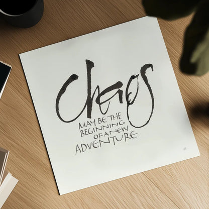 Daily Saying II by Chris Paschke. Shown as a detailed flat fine art print, highlighting archival giclee quality. Available as an archival giclee rolled canvas, fine art paper, or poster print. SKU 59402a.