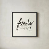 Daily Saying III by Chris Paschke. Shown in a sleek black glass frame for a contemporary gallery look. Available as an archival giclee rolled canvas, fine art paper, or poster print. SKU 59403a.