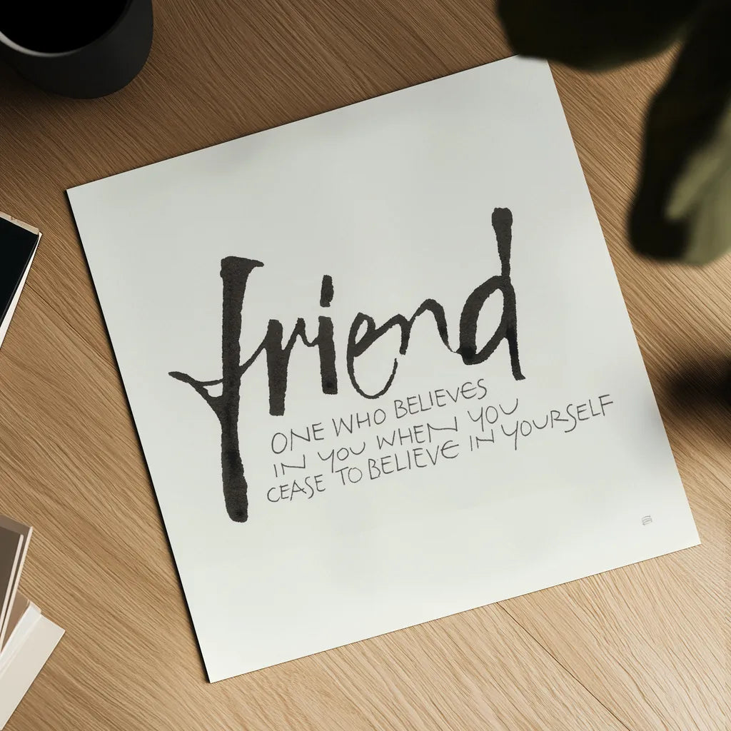 Daily Saying IV by Chris Paschke. Shown as a detailed flat fine art print, highlighting archival giclee quality. Available as an archival giclee rolled canvas, fine art paper, or poster print. SKU 59404a.