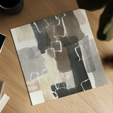 Dancing Squares II by Chris Paschke. Shown as a detailed flat fine art print, highlighting archival giclee quality. Available as an archival giclee rolled canvas, fine art paper, or poster print. SKU 32532a.