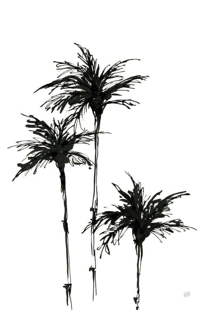 Dark Palms II by Chris Paschke. SKU 78875h. Archival Giclee Fine art print for wall decor.