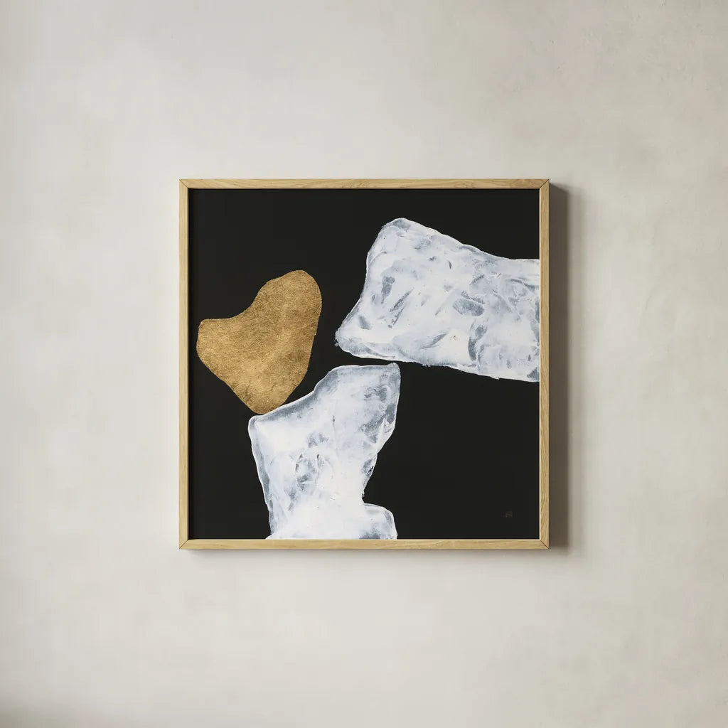 Delicate Balance III by Chris Paschke. Shown in a natural wood glass frame for a timeless modern aesthetic. Available as an archival giclee rolled canvas, fine art paper, or poster print. SKU 86821a.