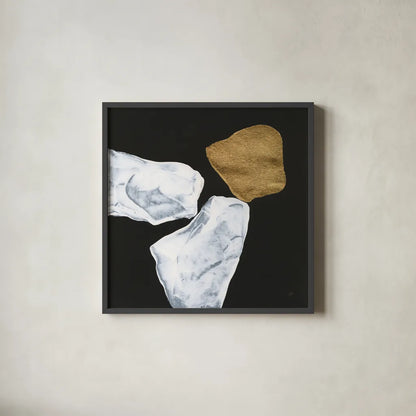 Delicate Balance IV by Chris Paschke. Shown in a sleek black glass frame for a contemporary gallery look. Available as an archival giclee rolled canvas, fine art paper, or poster print. SKU 86822a.