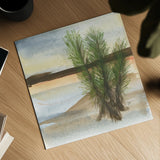 Desert Yucca by Chris Paschke. Shown as a detailed flat fine art print, highlighting archival giclee quality. Available as an archival giclee rolled canvas, fine art paper, or poster print. SKU 23900a.