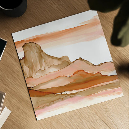 Desertscape V by Chris Paschke. Shown as a detailed flat fine art print, highlighting archival giclee quality. Available as an archival giclee rolled canvas, fine art paper, or poster print. SKU 66762a.