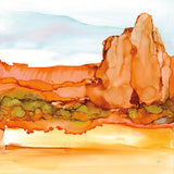 Desertscape VII by Chris Paschke. SKU 66764a. Archival Giclee Fine art print for wall decor.