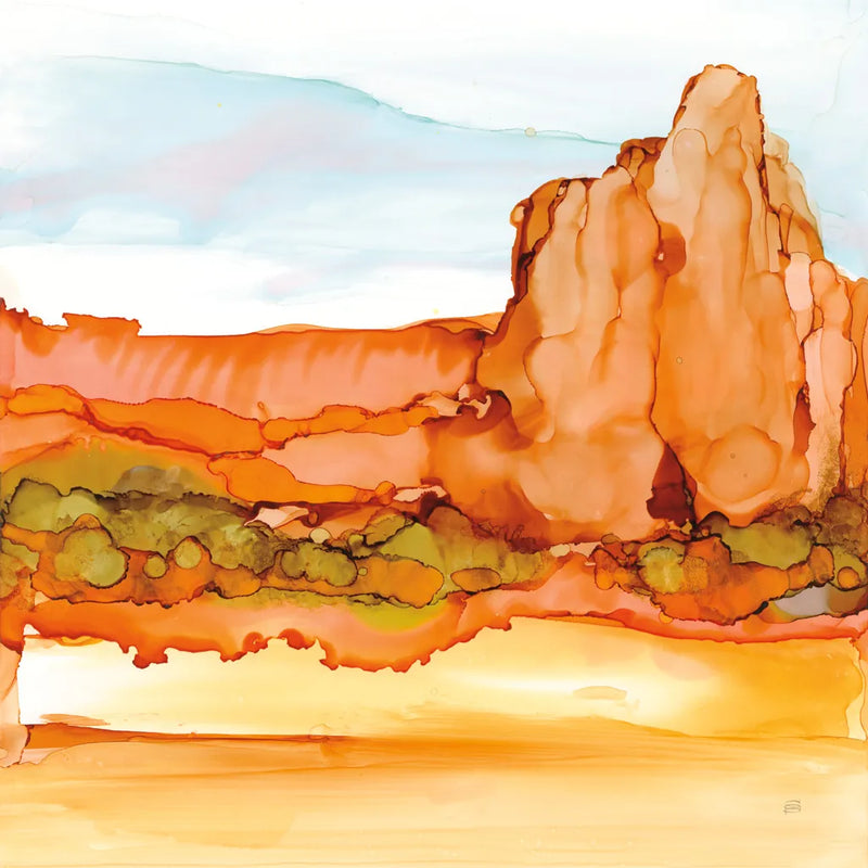 Desertscape VII by Chris Paschke. SKU 66764a. Archival Giclee Fine art print for wall decor.