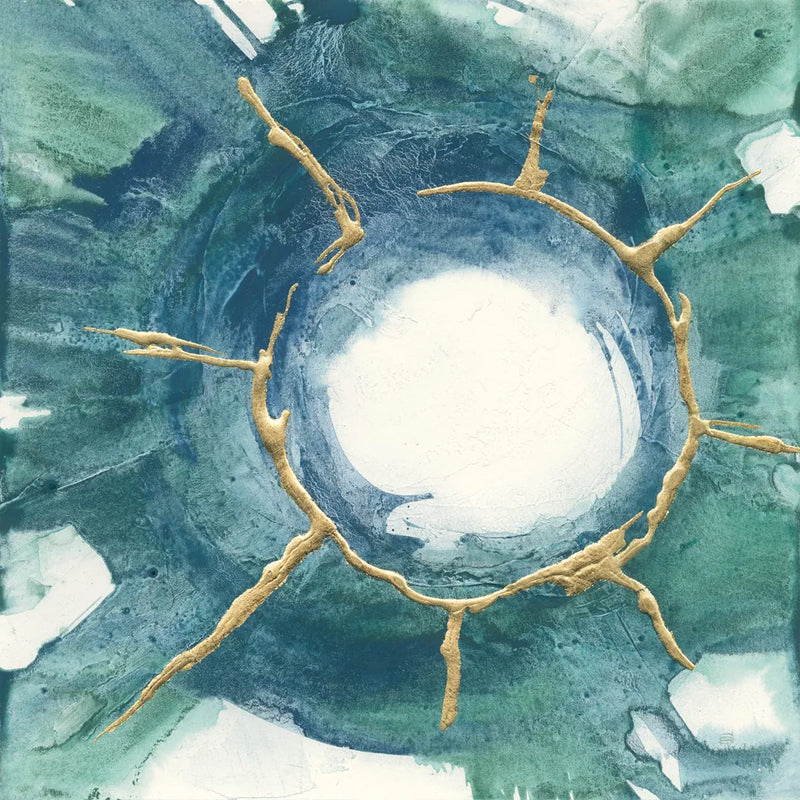 Dharma Wheel I by Chris Paschke. SKU 48026a. Archival Giclee Fine art print for wall decor.