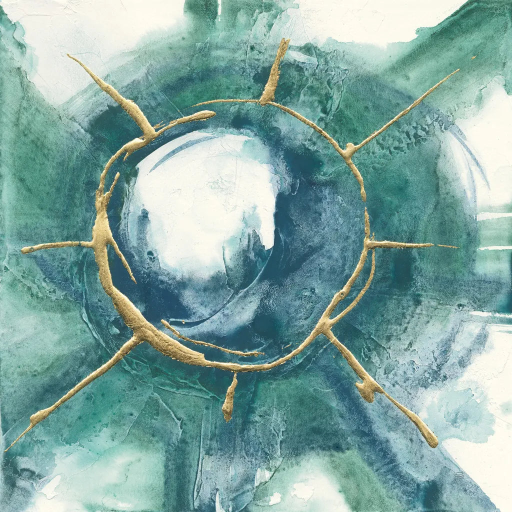 Dharma Wheel II by Chris Paschke. SKU 48027a. Archival Giclee Fine art print for wall decor.