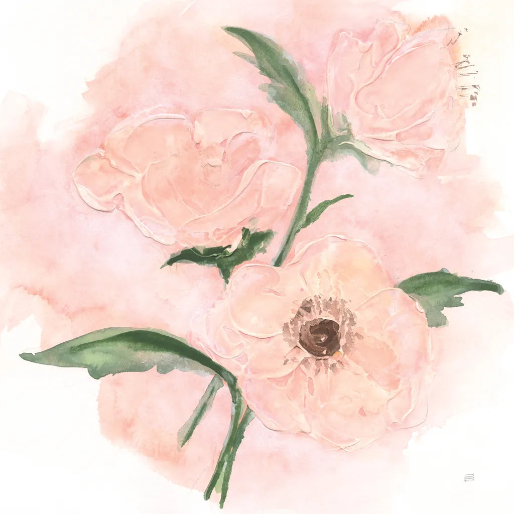 Dimensional Poppy II by Chris Paschke. SKU 95437a. Archival Giclee Fine art print for wall decor.