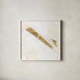 Disassembled II by Chris Paschke. Shown in a crisp white glass frame for a clean and minimalist style. Available as an archival giclee rolled canvas, fine art paper, or poster print. SKU 94394a.