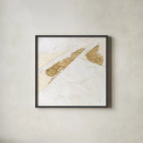 Disassembled IV by Chris Paschke. Shown in a sleek black glass frame for a contemporary gallery look. Available as an archival giclee rolled canvas, fine art paper, or poster print. SKU 94396a.