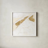 Disassembled IV by Chris Paschke. Shown in a crisp white glass frame for a clean and minimalist style. Available as an archival giclee rolled canvas, fine art paper, or poster print. SKU 94396a.