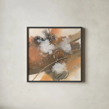 Divided Universe I by Chris Paschke. Shown in a sleek black glass frame for a contemporary gallery look. Available as an archival giclee rolled canvas, fine art paper, or poster print. SKU 73285a.