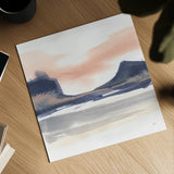 Dusk Dunes III by Chris Paschke. Shown as a detailed flat fine art print, highlighting archival giclee quality. Available as an archival giclee rolled canvas, fine art paper, or poster print. SKU 94399a.