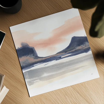 Dusk Dunes III by Chris Paschke. Shown as a detailed flat fine art print, highlighting archival giclee quality. Available as an archival giclee rolled canvas, fine art paper, or poster print. SKU 94399a.