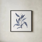 Dusk Leaves I by Chris Paschke. Shown in a sleek black glass frame for a contemporary gallery look. Available as an archival giclee rolled canvas, fine art paper, or poster print. SKU 94796a.