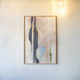 Dusk and Pastel I by Chris Paschke. shown as a paper print in a natural frame. Available as a archival giclee rolled canvas, fine art paper, or poster print. SKU 94792h.