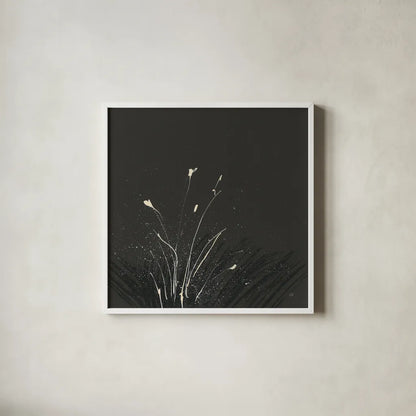 Dusting II by Chris Paschke. Shown in a crisp white glass frame for a clean and minimalist style. Available as an archival giclee rolled canvas, fine art paper, or poster print. SKU 84556a.