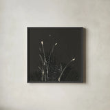 Dusting III by Chris Paschke. Shown in a sleek black glass frame for a contemporary gallery look. Available as an archival giclee rolled canvas, fine art paper, or poster print. SKU 84557a.