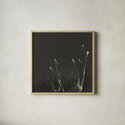 Dusting IV by Chris Paschke. Shown in a natural wood glass frame for a timeless modern aesthetic. Available as an archival giclee rolled canvas, fine art paper, or poster print. SKU 84558a.