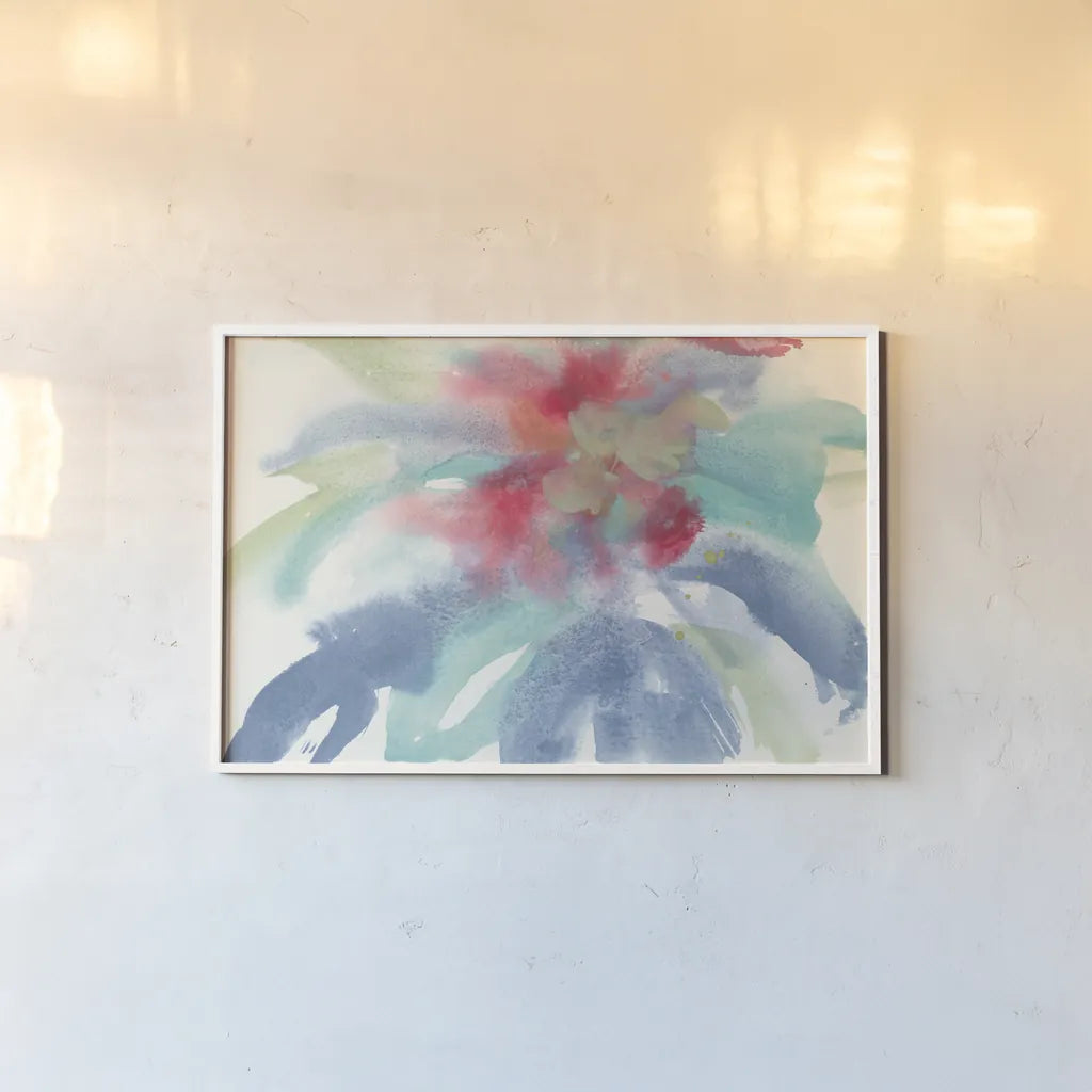 Dusting of Mint I by Chris Paschke. shown as a paper print in a white frame. Available as a archival giclee rolled canvas, fine art paper, or poster print. SKU 49047i.