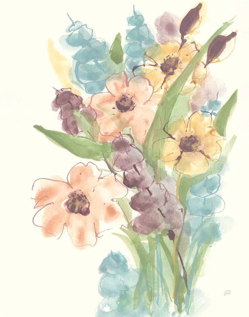 Earthy Bouquet I Crop by Chris Paschke
