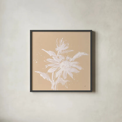 Echinacea II by Chris Paschke. Shown in a sleek black glass frame for a contemporary gallery look. Available as an archival giclee rolled canvas, fine art paper, or poster print. SKU 66769a.