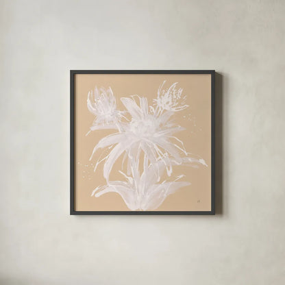 Echinacea III by Chris Paschke. Shown in a sleek black glass frame for a contemporary gallery look. Available as an archival giclee rolled canvas, fine art paper, or poster print. SKU 66770a.