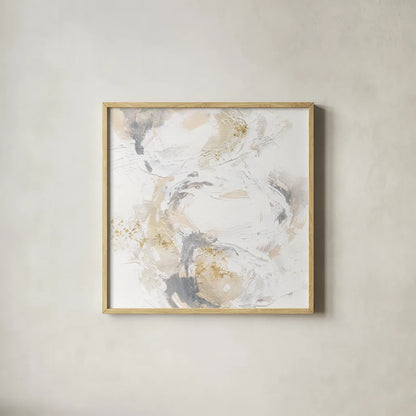 Echoes I by Chris Paschke. Shown in a natural wood glass frame for a timeless modern aesthetic. Available as an archival giclee rolled canvas, fine art paper, or poster print. SKU 94389a.