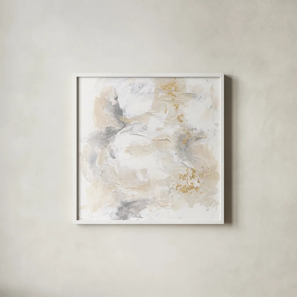 Echoes III by Chris Paschke. Shown in a crisp white glass frame for a clean and minimalist style. Available as an archival giclee rolled canvas, fine art paper, or poster print. SKU 94391a.