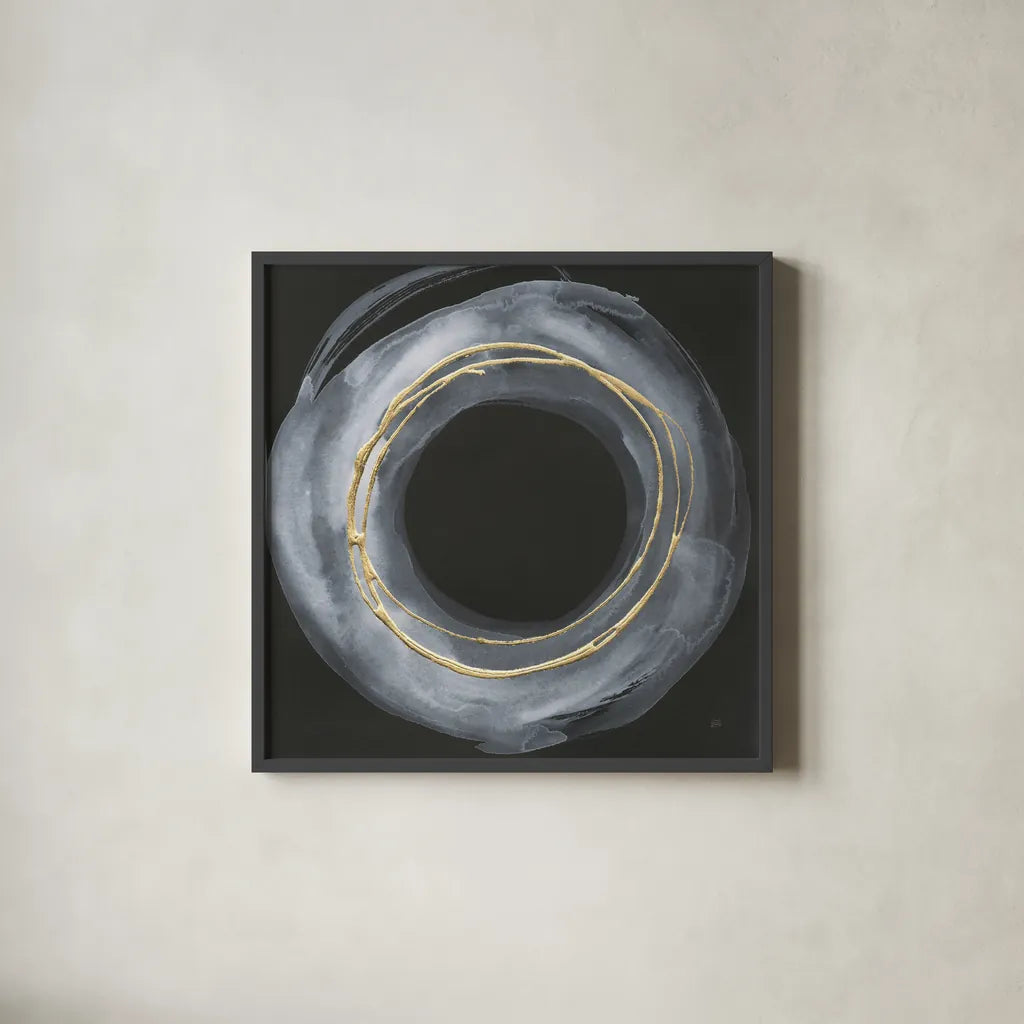 Eclipse II by Chris Paschke. Shown in a sleek black glass frame for a contemporary gallery look. Available as an archival giclee rolled canvas, fine art paper, or poster print. SKU 81885a.