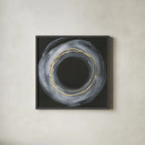 Eclipse II by Chris Paschke. Shown in a sleek black glass frame for a contemporary gallery look. Available as an archival giclee rolled canvas, fine art paper, or poster print. SKU 81885a.