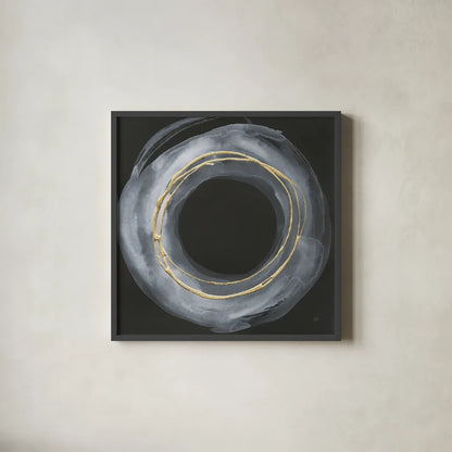 Eclipse II by Chris Paschke. Shown in a sleek black glass frame for a contemporary gallery look. Available as an archival giclee rolled canvas, fine art paper, or poster print. SKU 81885a.