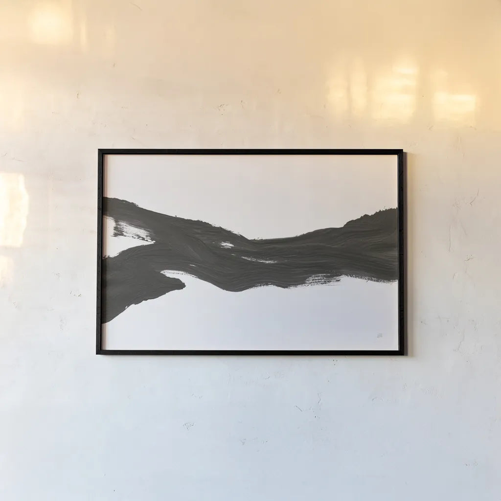 Either Way I by Chris Paschke. shown as a paper print in a black flame. Available as a archival giclee rolled canvas, fine art paper, or poster print. SKU 94413i.