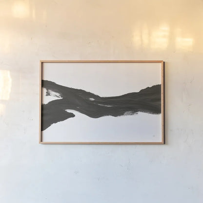 Either Way I by Chris Paschke. shown as a paper print in a natural frame. Available as a archival giclee rolled canvas, fine art paper, or poster print. SKU 94413i.