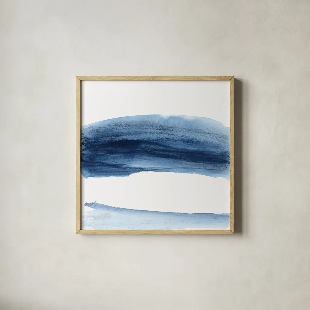 Emotion I by Chris Paschke. Shown in a natural wood glass frame for a timeless modern aesthetic. Available as an archival giclee rolled canvas, fine art paper, or poster print. SKU 82262a.