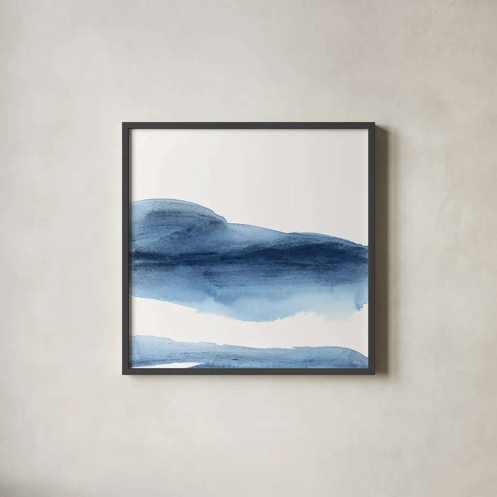 Emotion II by Chris Paschke. Shown in a sleek black glass frame for a contemporary gallery look. Available as an archival giclee rolled canvas, fine art paper, or poster print. SKU 82263a.