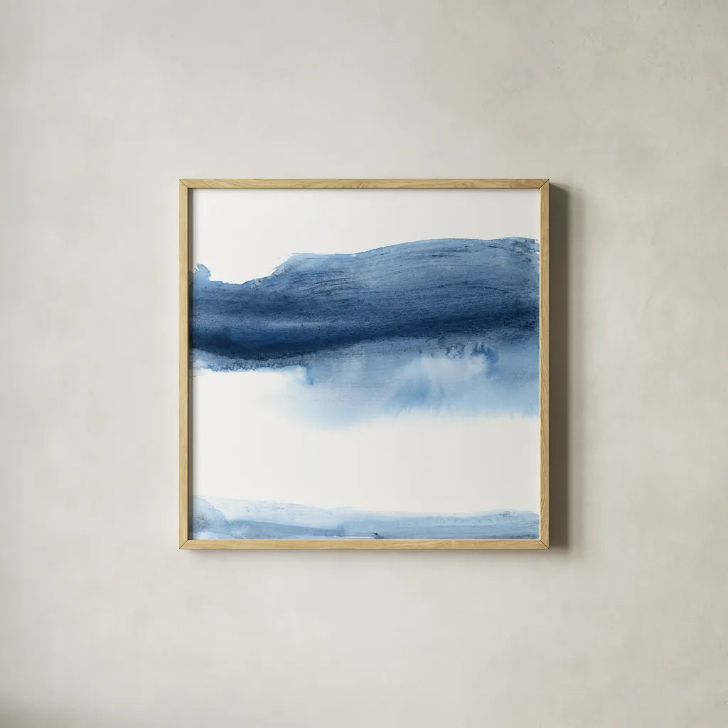 Emotion IV by Chris Paschke. Shown in a natural wood glass frame for a timeless modern aesthetic. Available as an archival giclee rolled canvas, fine art paper, or poster print. SKU 82265a.