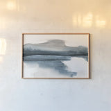 End of Day II by Chris Paschke. shown as a paper print in a natural frame. Available as a archival giclee rolled canvas, fine art paper, or poster print. SKU 72062i.