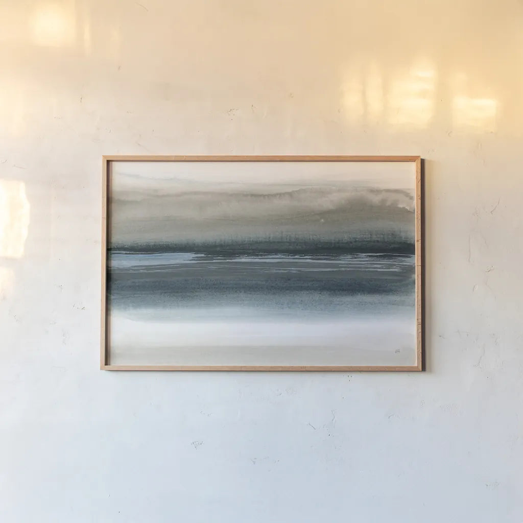 End of Day III by Chris Paschke. shown as a paper print in a natural frame. Available as a archival giclee rolled canvas, fine art paper, or poster print. SKU 72063i.