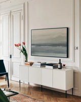 End of Day III Light Crop by Chris Paschke. shown as a framed stretched canvas in a living room above a console. Available as a archival giclee rolled canvas, fine art paper, or poster print. SKU 76161i.