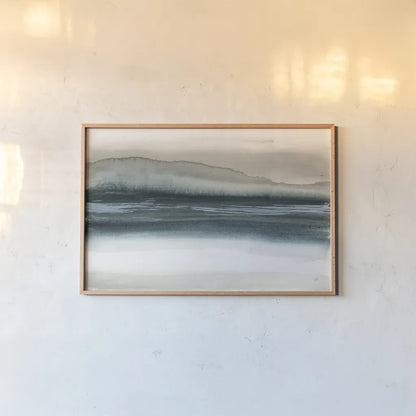 End of Day IV by Chris Paschke. shown as a paper print in a natural frame. Available as a archival giclee rolled canvas, fine art paper, or poster print. SKU 72064i.