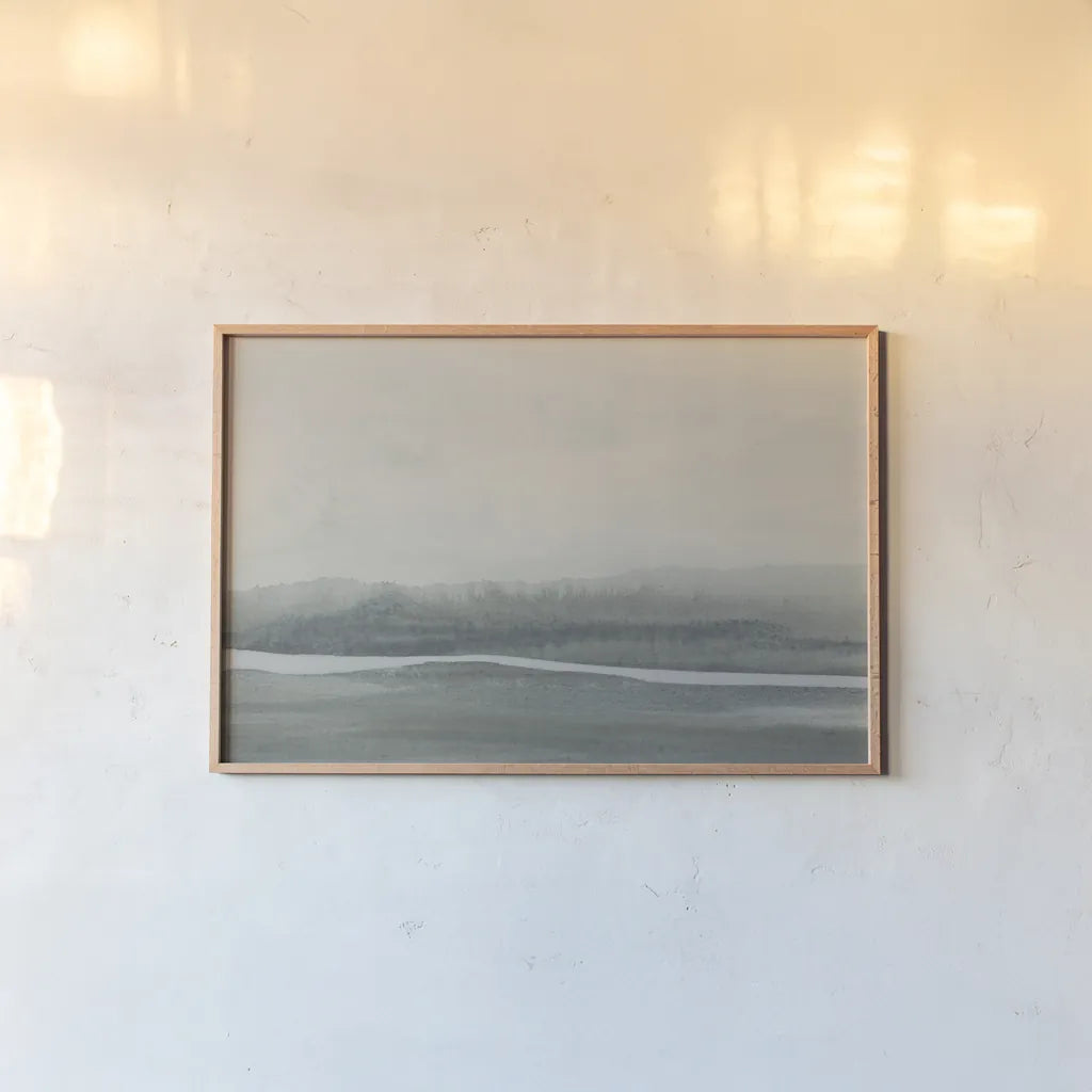 End of Day VI Light Crop by Chris Paschke. shown as a paper print in a natural frame. Available as a archival giclee rolled canvas, fine art paper, or poster print. SKU 76166i.