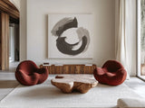 Endless I by Chris Paschke. Shown as extra-large giant wall art in a modern living room. Available as an archival giclee rolled canvas, fine art paper, or poster print. SKU 72121a.