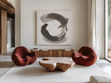 Endless II by Chris Paschke. Shown as extra-large giant wall art in a modern living room. Available as an archival giclee rolled canvas, fine art paper, or poster print. SKU 72122a.