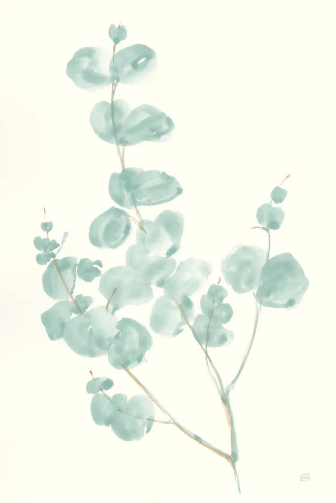 Eucalyptus Branch I by Chris Paschke. SKU 55063h. Archival Giclee Fine art print for wall decor.