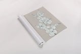 Eucalyptus Branch IV Blue Gray by Chris Paschke. shown as a rolled paper print. Available as archival giclee rolled canvas, fine art paper, or poster print. SKU 56420h.