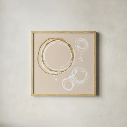 Evolution I by Chris Paschke. Shown in a natural wood glass frame for a timeless modern aesthetic. Available as an archival giclee rolled canvas, fine art paper, or poster print. SKU 81886a.